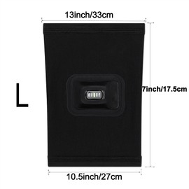 Fitcent Arm Sleeve Heart Rate Monitor Accessories for Whoop 5.0 ONE+Peak/Whoop MG Life/Whoop 4.0, Bicep Wear for Whoop 5.0 Whoop 4.0 Fitness Tracker (L)