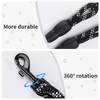 EOAMGO Figure of 8 Dog Lead Pull Lead/Halter/Head Collar, Anti