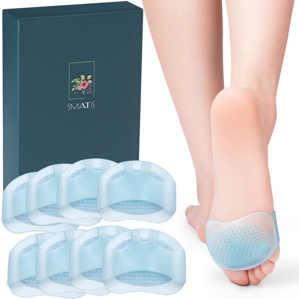 SMATIS Metatarsal Pads for Women and Men, 8 Pieces Bunion