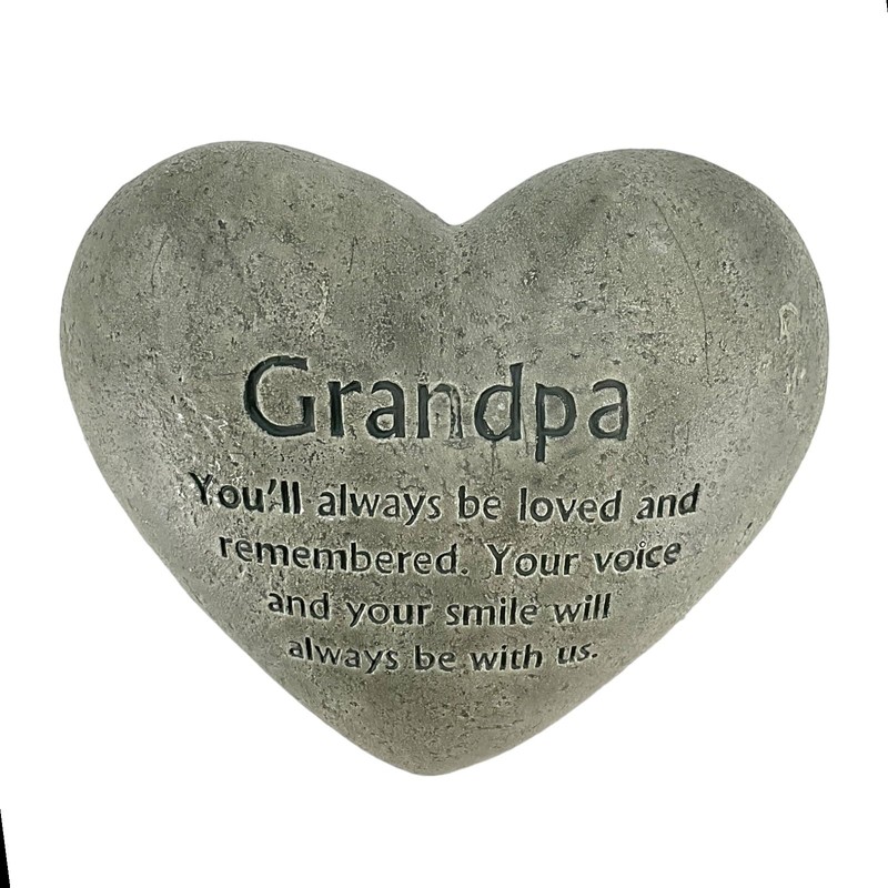 The Gerson Companies Heart Shaped Memorial Stone (Grandad)