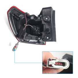 KACHIR 2017-2019 Tail Light Assembly Compatible with GMC Acadia Rear LED Brake Outer Lamp Right Passenger Side 84709438