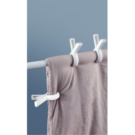 Rovedcity Beach Towel Clips Plastic Clothespins-Heavy Duty Clothes Pins for Beach Chair Pool Chair on Cruise Heavy Laundry Clothespins Windproof Clamps Beach Blankets Clothes Pegs Pack of 6