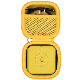 Khanka Hard Travel Case Replacement for Iseyyox/RTOPS/Hicober/UCOMX Nano 3 in 1 Wireless Charger,Magnetic Foldable Charging Station, Case Only (Yellow)