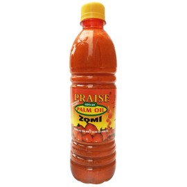 Praise Red Palm Oil, 16 Oz / 500 ml - Zomi