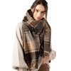 Loo&c Women's Thick Large Lucy Stole, Autumn & Winter, Large