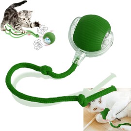 Interactive Cat Toy, Electric Dog Ball Toy, Interactive Rolling Ball, dog Automatic Dodgeball Or Cat Interactive Rolling Ball, dog interactive toys, Automatic Cat Toy, Interactive Dog Ball (green)
