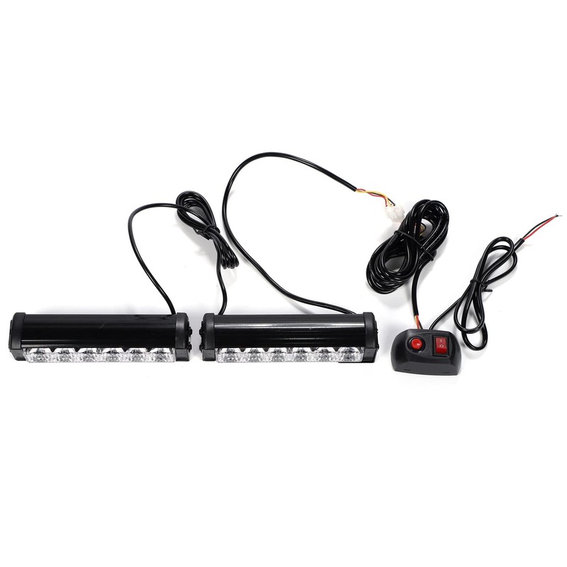 Yellow Flashing Light Kit, 12 V, 6 LEDs x 2