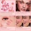 Cheek Gel Cream Liquid Blush, Soft, Lightweight, Breathable Feel, Long-Lasting,
