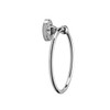 Croydex QM751541 Flexi-Fix Easy to Fit Wimborne Towel Ring, Chrome