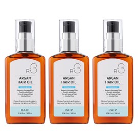 LIPE R3 Argan Hair Oil Ocean Blue 100ml 3pcs / 라입 R3 아르간 헤어 오일 오션블루 100ml 3개