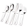 Silverware Set for 8, 40 Piece Heavy Duty Stainless Steel