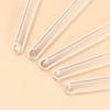 QWORK 5 Pack Glass Stirring Spoons – Crystal Clear Borosilicate