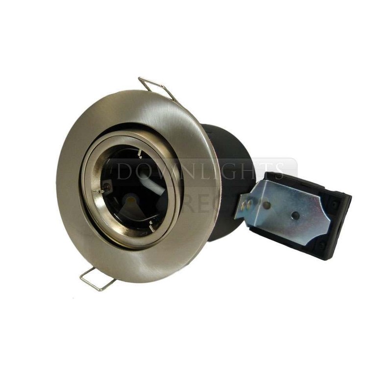 Aurora Fire Rated Adjustable Downlight with LED Lamp Polished Chrome