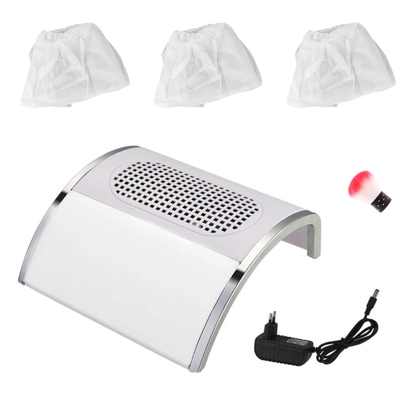Biutee Nail Dust Extractor 80W Dust Extractor Nail Studio with