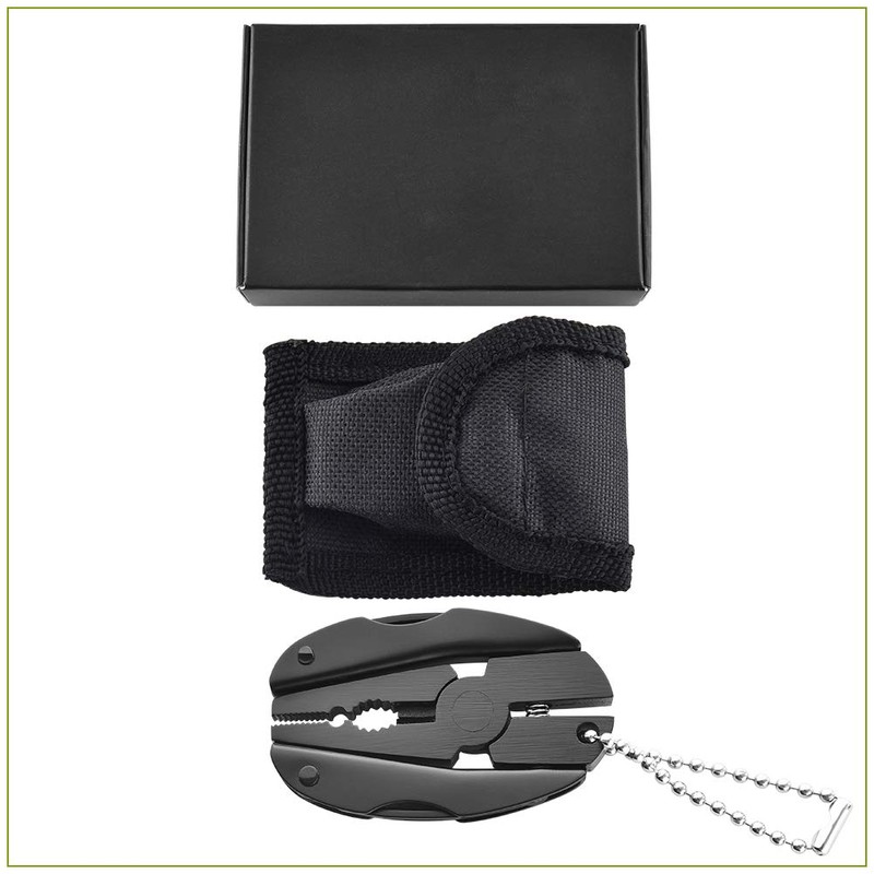 Portable Multitool Pliers Mini Folding Pliers for Business Gift/Outdoor Black