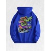 Rat Fink Graphic Hoodie 100% Cotton US Warehouse 7 ColorsColor: