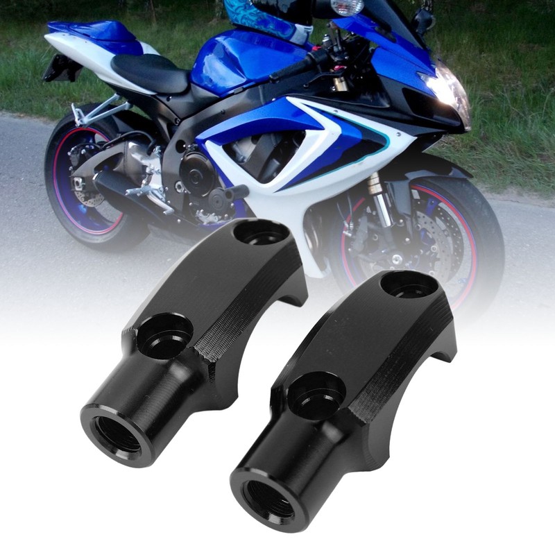 1 Pair Motorcycle Mirror Mount M10 X 1.25 Clockwise Thread