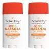 Desodorante barra Naturaldry Desodorante naranja pack de 2 u