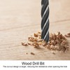 5Pcs Brad Point Drill Woodworking 4 Flute Cut Drilling Tool