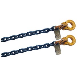 MFREXPRESS Grade 80 Axle Chain Tie Down Wrecker Auto Chain Omega Link 1/2''x10' Pair
