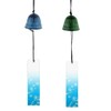 FITYLE 2pcs Japanese Windchimes Furin Antique Temple Bell Iwachu Cast