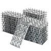 60 Pack 4"x2" Pronged Truss Plates with 8mm Nail Teeth,