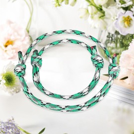 Mothers Day Gifts for Mom from Daughter Son Mom and Son Matching Bracelets,Mommy and Me Bracelets,Matching Bracelets Set Birthday Gifts(Green)