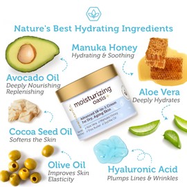 Era Organics Advanced Facial Moisturizer for Dry Skin – 16-in-1 Nourishing Night Cream – Intense Hydration for Men and Women