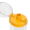 Fruit Infuser Water Bottle Anti Slip Grip Flip Top Lid