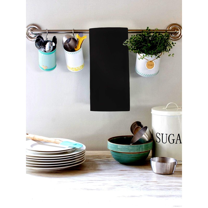 Urban Villa Kitchen Towels, Premium Quality,Solid Satin Weave 100% Cotton