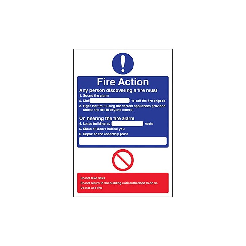 Fire Action - General Fire Action Dial - 200 X