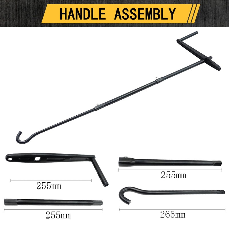 Car Jack 2 Ton (4,000 lb) Capacity Spiral Jack for