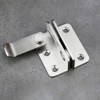 Litensh Stainless Steel Flip Latch Slide Bolt Latch Shed Lock