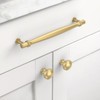 Asidrama 10 Pack 7.5 Inch(192mm) Brushed Gold Cabinet pulls Kitchen