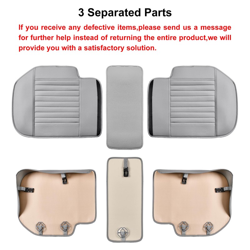 Sunny color Back Seat Covers, Rear Seat Cushions, Auto Bench