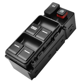 JALIAMTE 35750-SDA-H12 Power Window Switch Front Drive Side Control Switch Compatible with 2003-2007 Honda Accord Sedan Replaces OE# 35750-SHJ-A24, 35750-SHJ-A22
