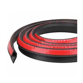 JNNJ Car Door Seal, 4 m P Design Car Door Window Trim Sealing Strip, Car Door Seal Edge Protection Rubber Seal for Car Doors, Boot Door