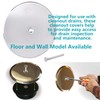 7" Decorative Cleanout Access Covers Plate, Flat Design Cover and