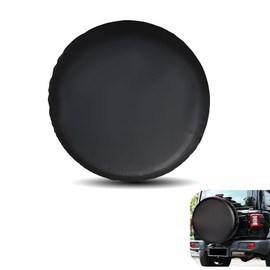 Titgoes 1 PC Spare Tire Cover, PVC Leather Spare Tire Wheel Cover, Waterproof Auto Accessory Fit for Trailer, RV, SUV, Camper and Vehicle (Overall Wheel Diameter 27-29 inch)