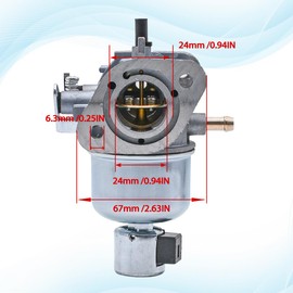 JDLLONG 15003-7081 Carburetor For Kawasaki FH580V FH541V 4 Cycle 19Hp Engines C7082 15004-7056 15003-7102 15003-7086 with Fuel Pump Air Filter