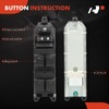 A-Premium Master Power Window Switch Compatible with Toyota 4Runner 2014-2023,