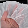 PACKOVE 50pcs Disposable Shaped Headrest Covers Elastic Massage Table Covers