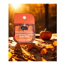 B -Pure Moisturizing Hand Sanitizer, Limited Edition Fall Scents, Honey Crisp Apple and Pumpkin Vanilla, 1.15 FL OZ, 2-Pack