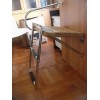 Amarine Made 2 Steps Folding Telescoping Ladder Stainless Steel Out-Board