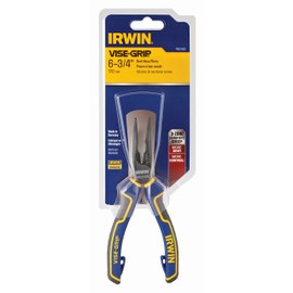 IRWIN Visegrip 1950509 6-3/4-Inch Bent Nose Pliers - Blue/Yellow