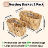 Edergoo Egg Basket for Gathering Fresh Eggs, Nesting Egg Collecting