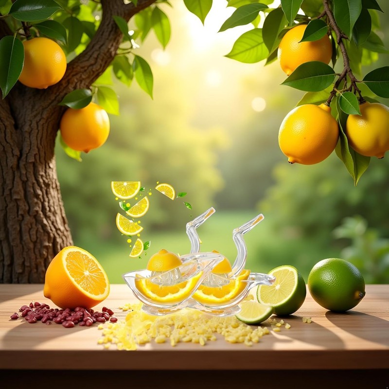 2 Pack Bird shape Lemon Squeezer, Lemon Juicer Acrylic Manual