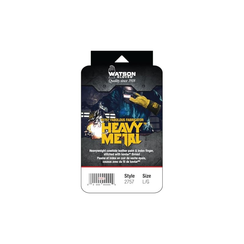 Watson 2757 Fabulous Fabricator Welding Gloves (Large)