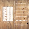 FINGERINSPIRE Mudcloth Elements Pattern Stencil 8.3x11.7inch Tribal Borders Drawing Template