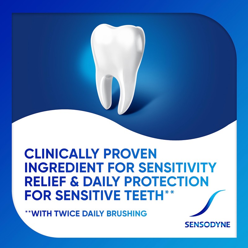 Sensodyne Repair and Protect Whitening Toothpaste, Toothpaste for Sensitive Teeth